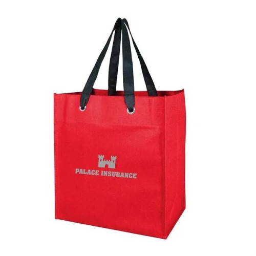 Non Woven Grocery Tote W/Grommets