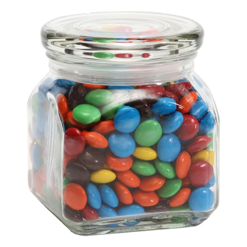 M&Ms® Plain in Sm Glass Jar