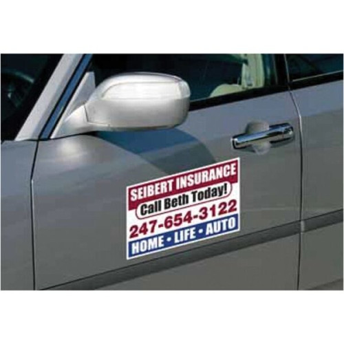 Car Sign Small Rectangle Magnet