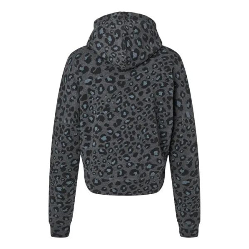 J. America Women's Crop Hooded Sweatshirt