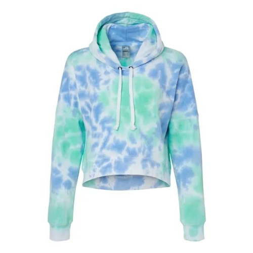 J. America Women's Crop Hooded Sweatshirt