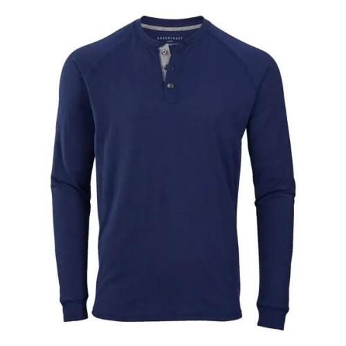 Boxercraft Unisex Henley Long Sleeve T-Shirt