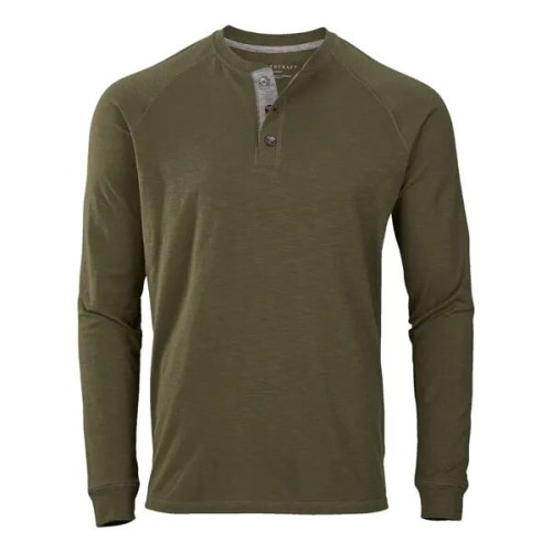 Boxercraft Unisex Henley Long Sleeve T-Shirt