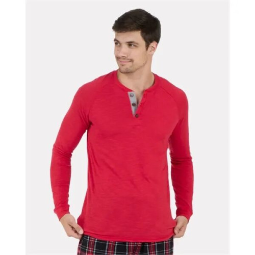 Boxercraft Unisex Henley Long Sleeve T-Shirt