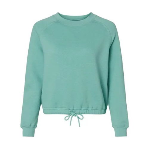 LAT Women's Relaxed 3-End Boxy Fleece Crewneck Sweatshirt
