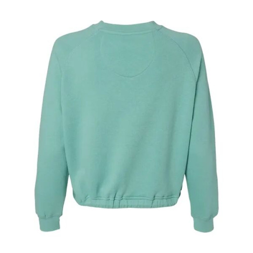 LAT Women's Relaxed 3-End Boxy Fleece Crewneck Sweatshirt