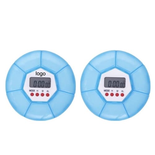 Pillbox Digital Timer with 7 Grids