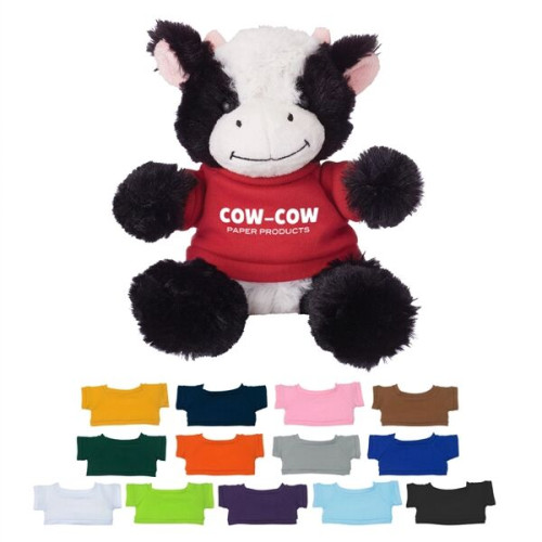 6" Cuddly Cow With Custom Box