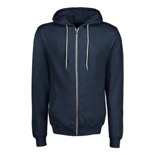 MV Sport Unisex Retro Heather Full-Zip Hooded Sweatshirt