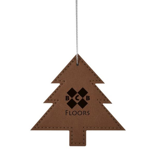 Leatherette Ornament - Tree