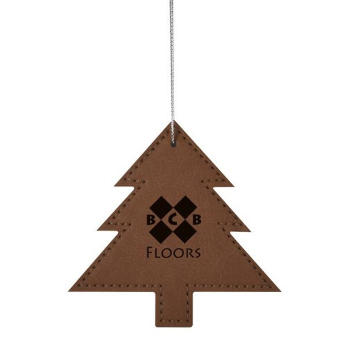 Leatherette Ornament - Tree