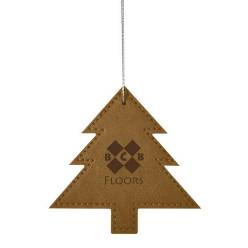 Leatherette Ornament - Tree