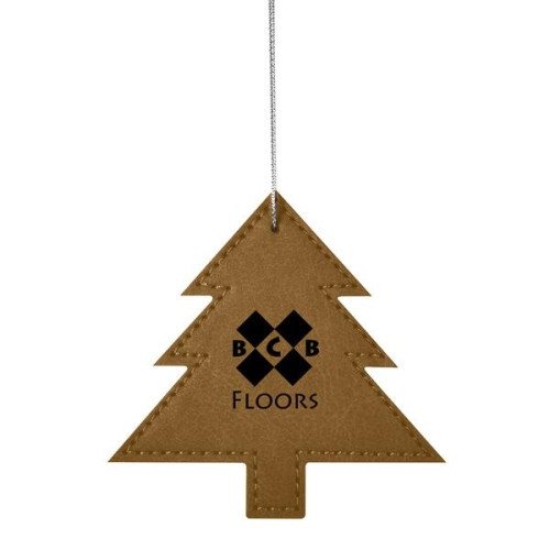 Leatherette Ornament - Tree