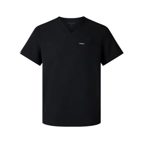 Jaanuu Men's Platt 3-Pocket Scrub V-Neck Top