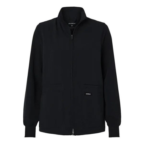 Jaanuu Women's Ceri Essential Full-Zip 6-Pocket Scrub Jacket