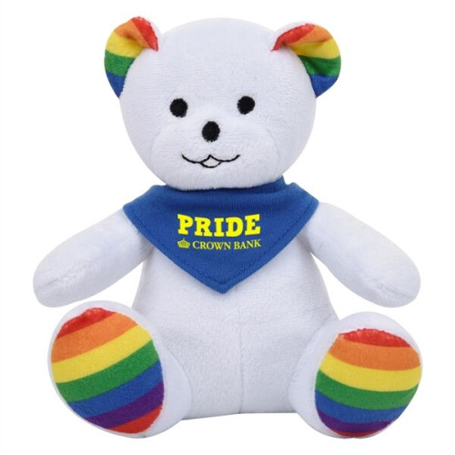 6" Rainbow Bear