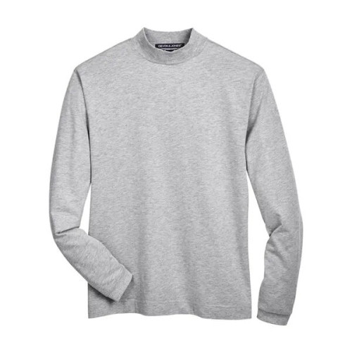 Devon & Jones Unisex Sueded Jersey Mock Neck T-Shirt