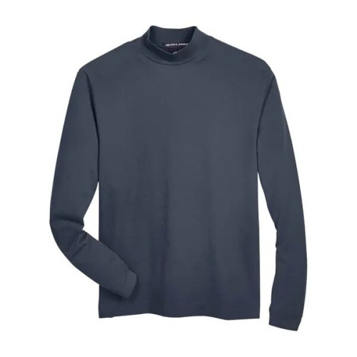 Devon & Jones Unisex Sueded Jersey Mock Neck T-Shirt