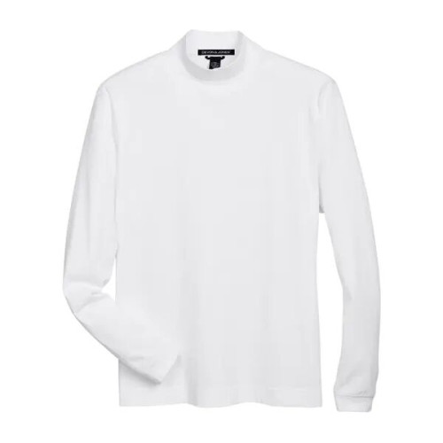 Devon & Jones Unisex Sueded Jersey Mock Neck T-Shirt